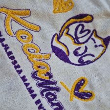 Kocia Mama - Torba Shopperka z haftem - dla kociary - handmade
