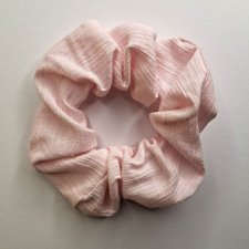 Scrunchie Gumka do Włosów Pastelowy Róż