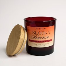 Świeca zapachowa z wosku oliwnego Słodka Señorita