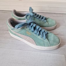 P1 Puma suede miętowe zamszowe sneakersy buty sportowr 39