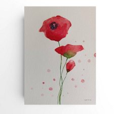 Maki-akwarela formatu 32/24 cm