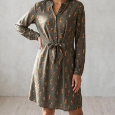 Catwalk Junkie sukienka w lamparty (F, Vw)