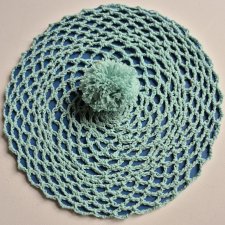 Letni beret bawełniany