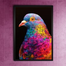 Gołąb - grafika na plakacie na A3