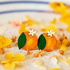 Klipsy z pomarańczami