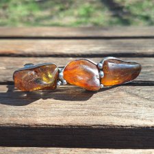 Jantary - klamra do włosów