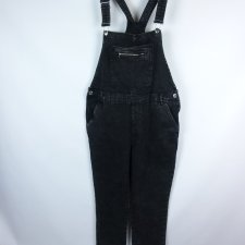 Denim spodnie skinny cienki jeans ogrodniczki 18 / 44