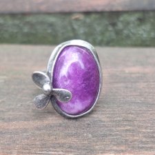 Fiolet - pierścionek regulowany