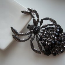 OGROMNA BROSZKA WISIOR PAJĄK