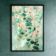 Eukaliptus - grafika na plakacie na A3