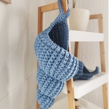 Duży kosz wiszący muszelka