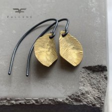 Kolczyki Złote Piórka