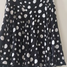M&Co spódnica w kropki midi  36 wiskoza
