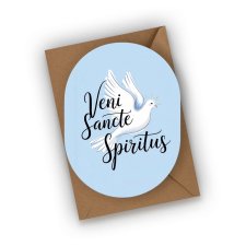 KARTKA NA BIERZMOWANIE- VENI SANCTE SPIRITUS