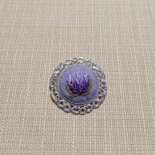 Ręcznie haftowana broszka  DLA NATALII