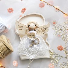 Mały anioł dla dziewczynki - prezent komunijny | Pamiątka Komunii