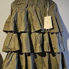 Awangardowa spódnica z falbanamirundholz/yamamoto