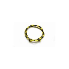 Bransoleta sznurek marynarska linka unisex żółto czarna