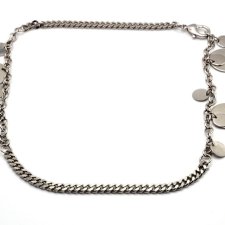 Łańcuszek z blaszkami może naszyjnik może bransoletka