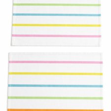 SERWETKI W PASKI pastelowe