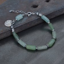 Bransoletka z turkusowym szkłem antycznym