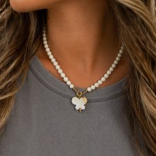 IVORY BUTTERFLY- naszyjnik z motylem