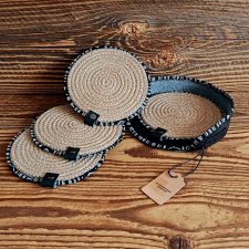 Zestaw Boho podkładek pod kubki