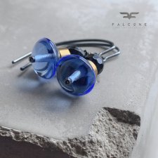 Kolczyki Cold Blue & Onyx Black
