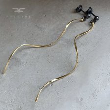 Kolczyki Złote Fale