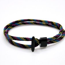 Bransoleta sznurek marynarska linka unisex granat