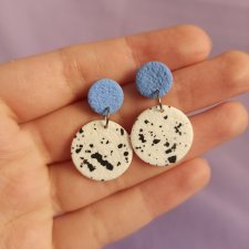 Kolczyki z gliny polimerowej pastelowe