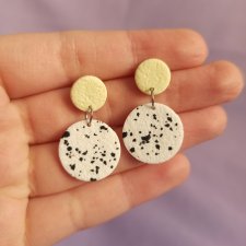 Kolczyki z gliny polimerowej pastelowe