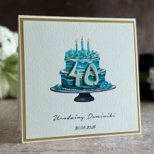 Kartka urodzinowa z kopertą prezentową, BH 31