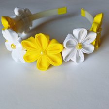 Opaska do włosów z kwiatami