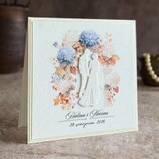 Kartka na ślub w ozdobnej kopercie, WP 56a