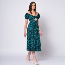 Sukienka w panterkę - Ola Deep Tropic