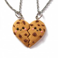 2 naszyjniki dla najlepszych przyjaciółek, naszyjnik serce naszyjnik 2 połówki serca pomysł na Prezent na Walentynki