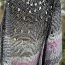 szary półksiężyc / chusta