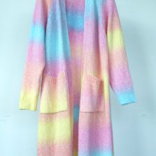 nowy cieniowany kardigan one size Laurella