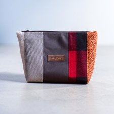 Kosmetyczka MAXI patchwork w kratę
