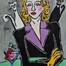 obraz do salonu portret diva