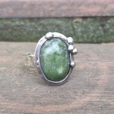 Jaspis - pierścionek regulowany