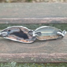 Agaty - klamra do włosów