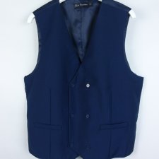 French Connection męska elegancka dwurzędowa kamizelka - 46 / XXL
