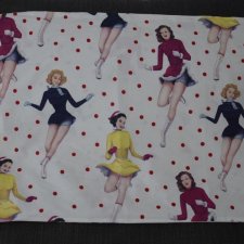 3 poszewki na poduszki w stylu pin up vintage retro