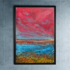 Plakat A3 Nadchodzi Chłód reprodukcja pasteli suchych