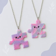 Naszyjnik Przyjaźni Serce Krówka