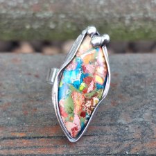 Kolorowo - pierścionek regulowany