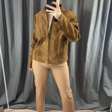 Haftowana skórzana hippie