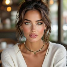 Turmaliny zielone /choker/ vol. 53 naszyjnik /21.04.26/- Szlachetna kolekcja